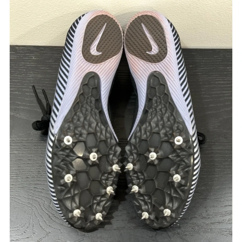 Nike Zoom Rival Track Shoes Size 9 Women's / Men's 7 .5 Black  W/ Spike Wrench